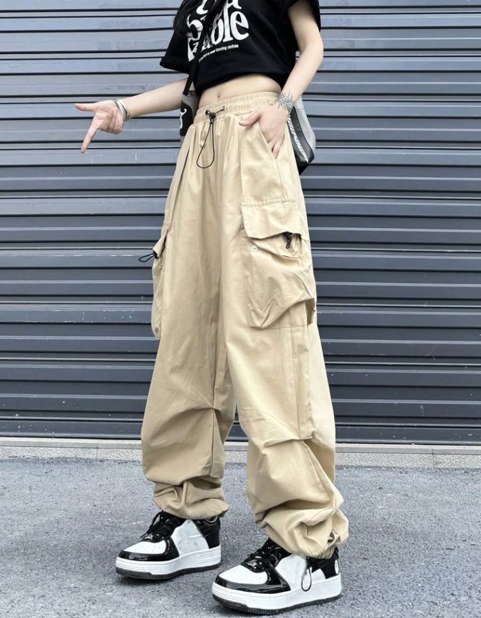 Baggy Cargo Parachute Pants