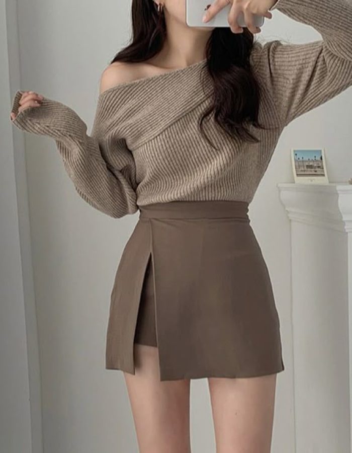 Asymmetrical Wrap Skirt